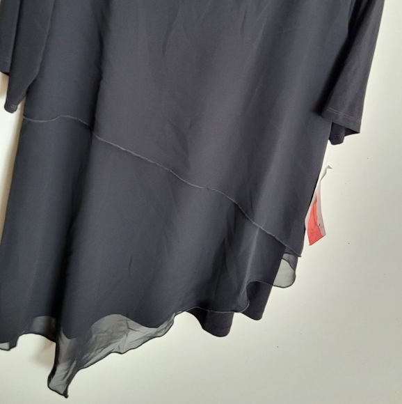 Black Women's Top NINA LEONARD with TAGs hard to find - Picture 6 of 9